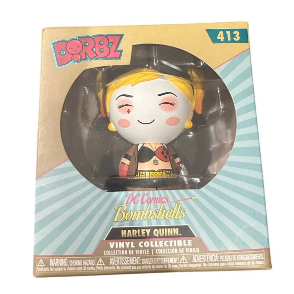 NIB DC Comics Bombshells Harley Quinn Vinyl Figure Funko POP Yellow Black